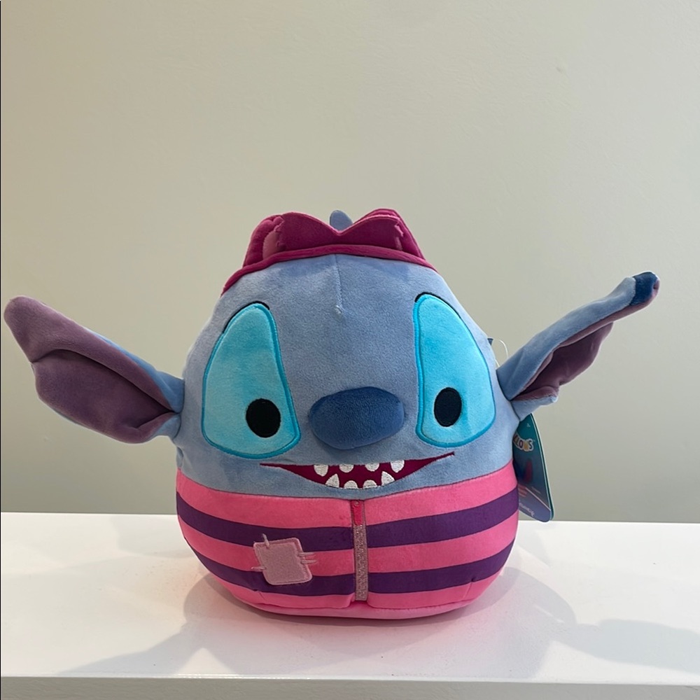 NWT 8” Disney Stitch as Cheshire Cat Squishmallow